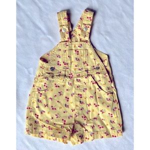 VINTAGE Marks & Spencer floral overalls, 24 mos.